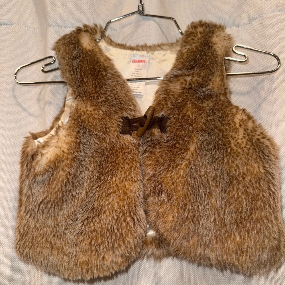 Gymboree Kids Faux Fur Vest - Tan